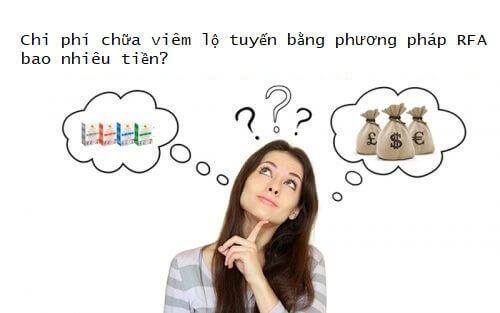 Chi phí chữa viêm lộ tuyến bằng phương pháp RFA đắt không?
