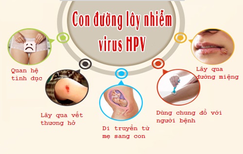 Con đường lây nhiễm virus HPV